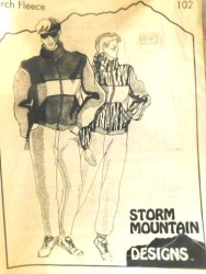 102 STORM MOUNTAIN LARCH FLEECE JACKET PATTERN 30-44" CHEST UNCUT